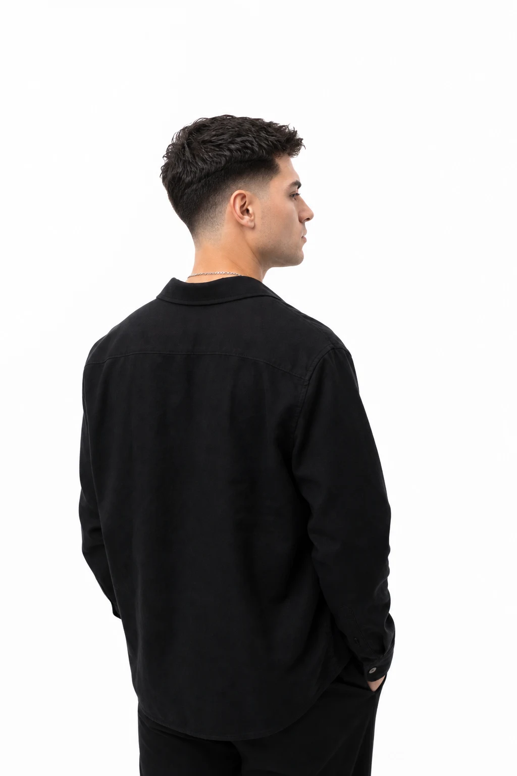 Mr. Cut client with a modern fade haircut