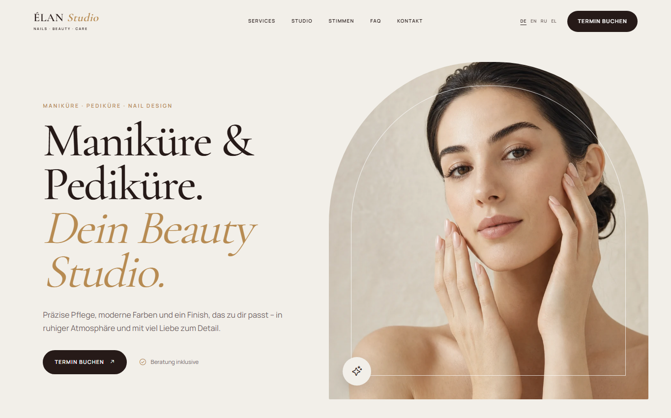 Vorschau: Hero / Einstieg in Beauty Version 03 - Nails & Studio