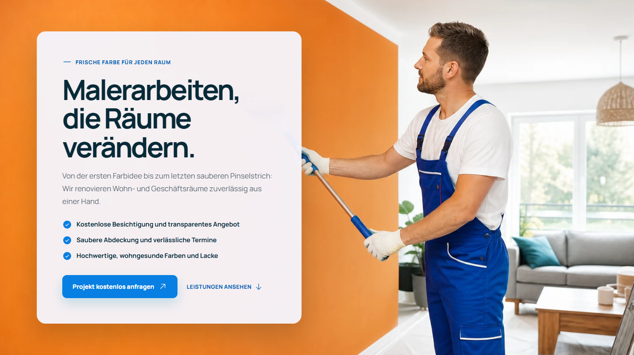 Handwerk & regionale Aufträge Start