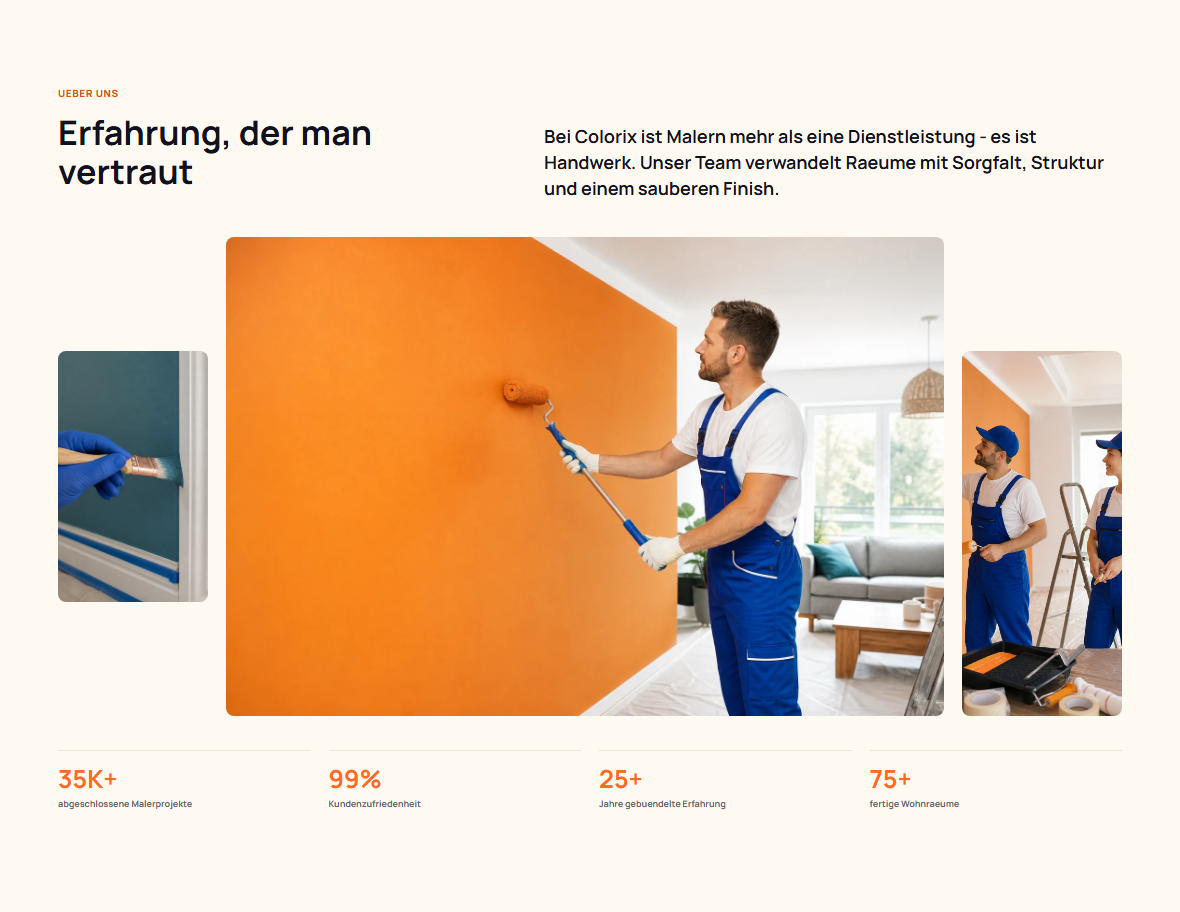 Vorschau: Betrieb & Erfahrung in Painting Version 02 - Colorix & Projekte